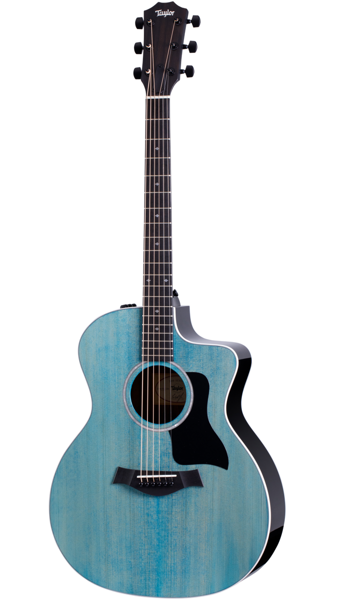 TAYLOR GUITAR 214CE TRANS BLUE – Pickers Alley