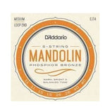 D'ADDARIO STRINGS EJ74 Mandolin Medium Phosphor Bronze - PickersAlley